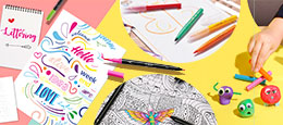 Dessinez, coloriez, créez… Tout ce qu'il vous faut se trouve ICI !
