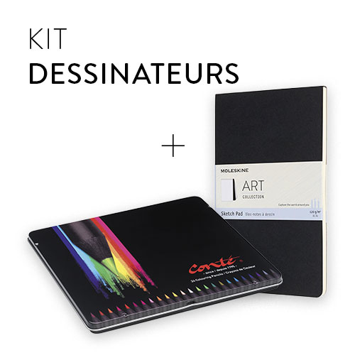 Sketching bundle BIC et Moleskine Sketching bundle BIC et Moleskine