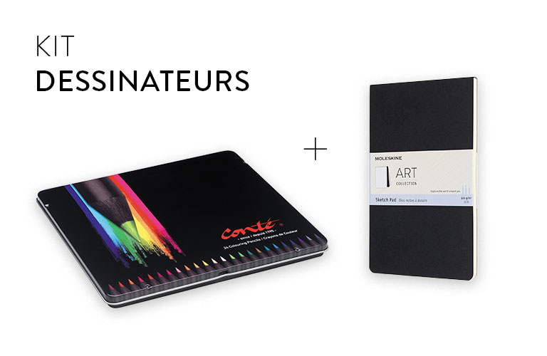 Sketching bundle BIC et Moleskine Sketching bundle BIC et Moleskine