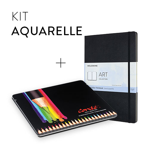 Watercolour bundle BIC et Moleskine Watercolour bundle BIC et Moleskine