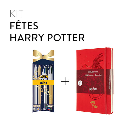 Harry Potter Christmas bundle BIC et Moleskine Harry Potter Christmas bundle BIC et Moleskine