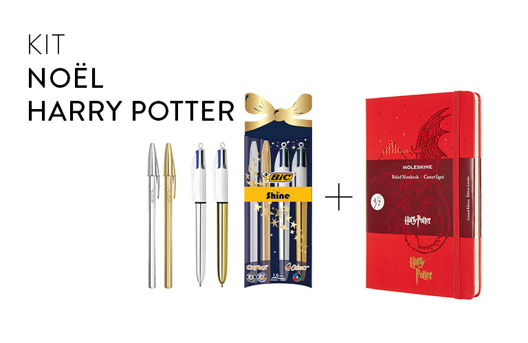 Harry Potter Christmas bundle BIC et Moleskine Harry Potter Christmas bundle BIC et Moleskine