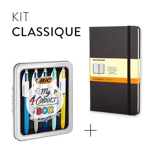 Classic bundle BIC et Moleskine Classic bundle BIC et Moleskine