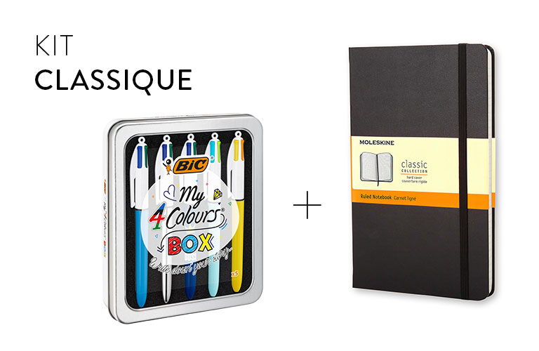 Classic bundle BIC et Moleskine Classic bundle BIC et Moleskine