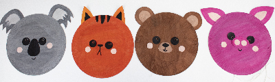 Tuto Masque Carnaval Animaux - koala, chat, ours, cochon Tutoriel Masque Carnaval Animaux - koala, chat, ours, cochon